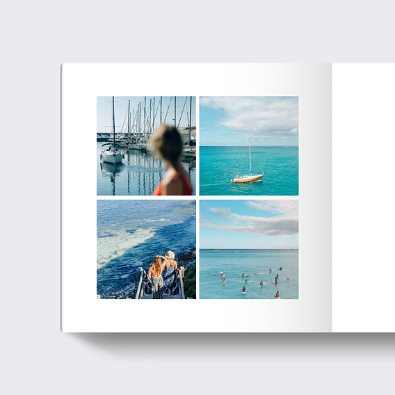 Album photo voyage Papier Déchiré Page 3