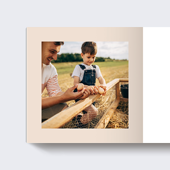 Album photo voyage Étiquette Poudrée