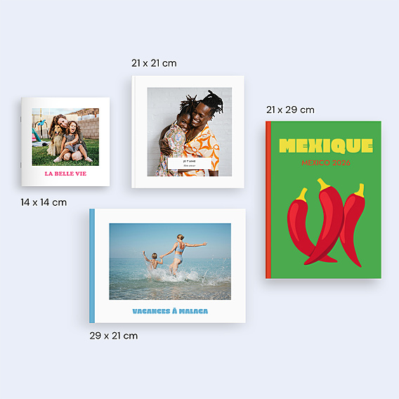 Album photo voyage Mexique minimaliste