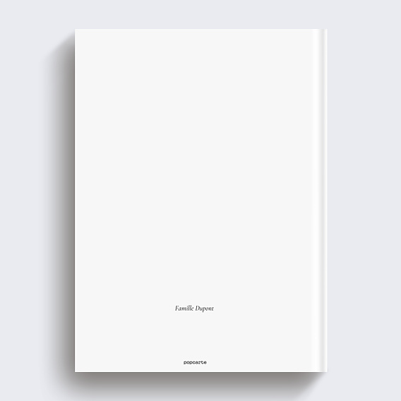 Album photo voyage Classique Étiquette Verso