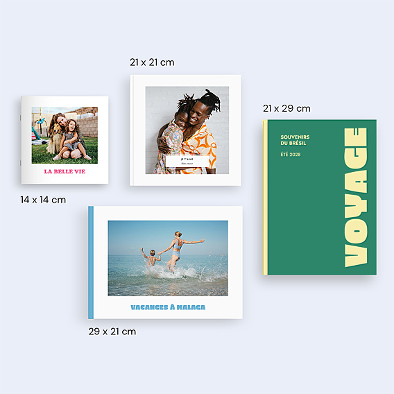 Album photo voyage Color bloc