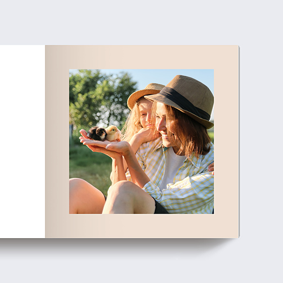 Album photo voyage Étiquette Poudrée