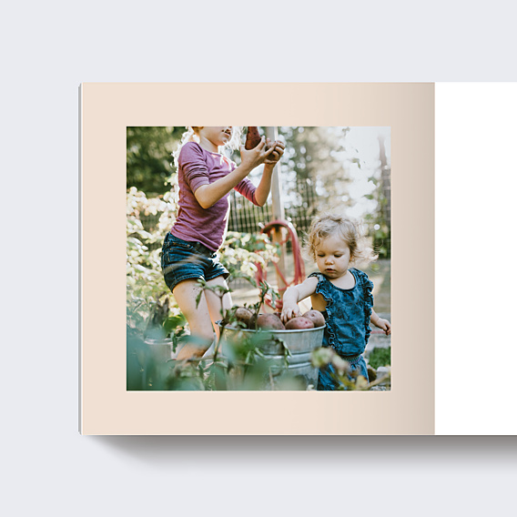 Album photo voyage Étiquette Poudrée