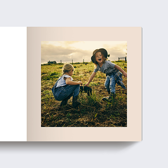 Album photo voyage Étiquette Poudrée