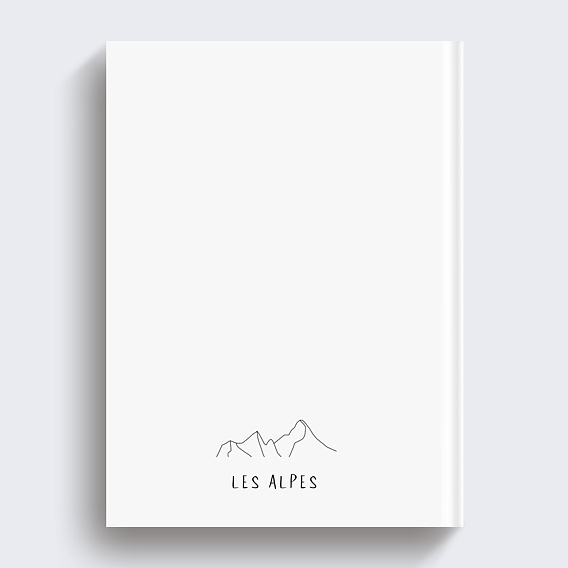 Album photo voyage Montagnes Verso