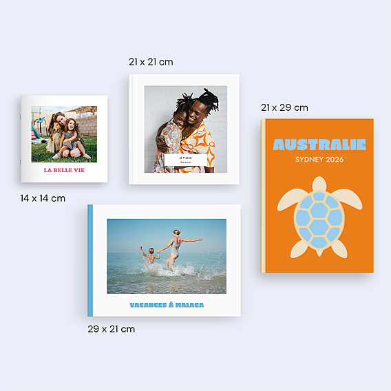 Album photo voyage Australie minimaliste