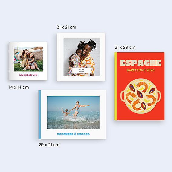 Album photo voyage Espagne minimaliste