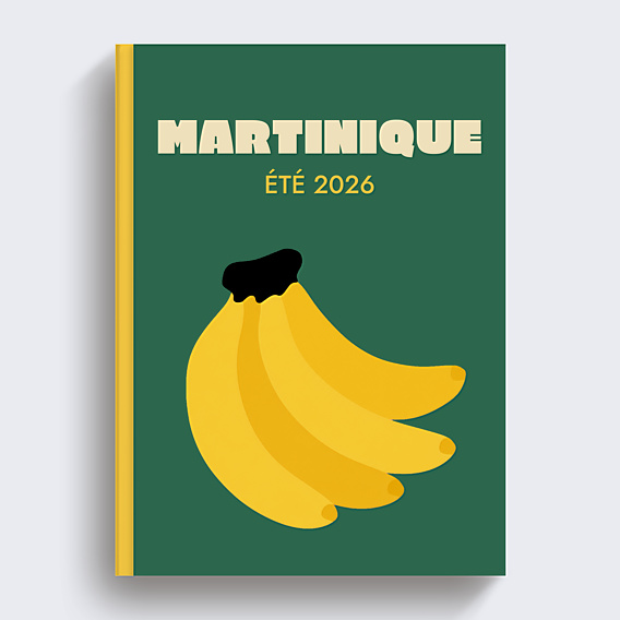 Album photo voyage Martinique minimaliste