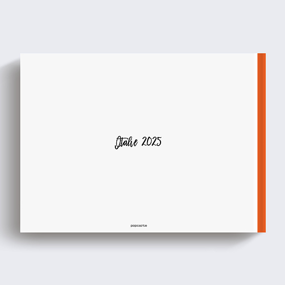 Album photo voyage Multiphoto Typographique Verso