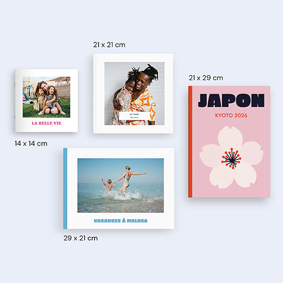 Album photo voyage Japon minimaliste