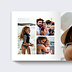 Album photo voyage Étiquette Carré Page 1