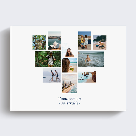 Album photo voyage Photo coeur