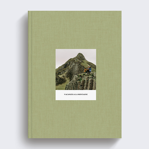 Album photo voyage Tissu embossé