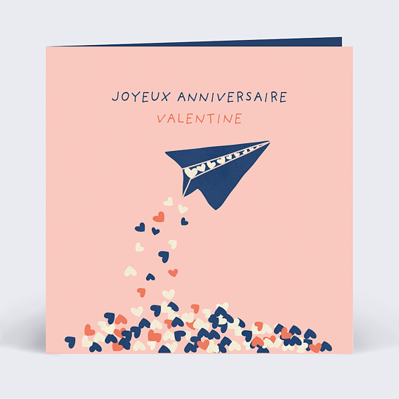 Carte anniversaire adulte Expédition de Bisous