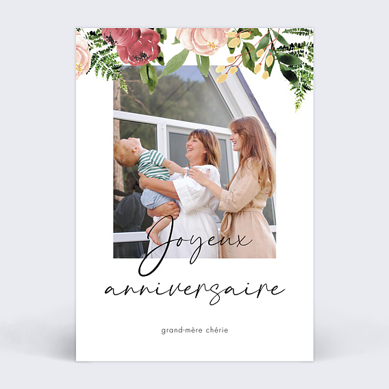 Anniversaire Adulte Fleurs Sauvages