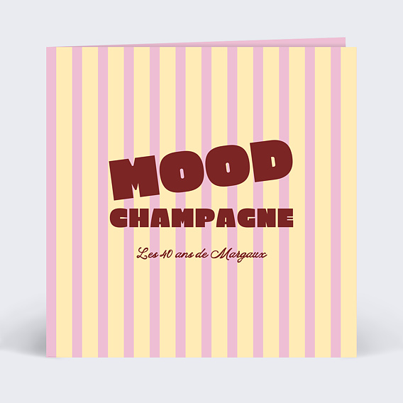 Anniversaire Adulte Funny stripes