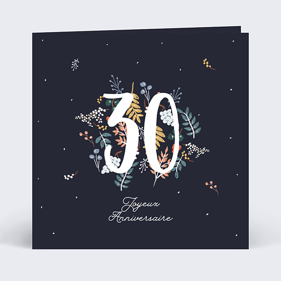 Carte anniversaire Folklore