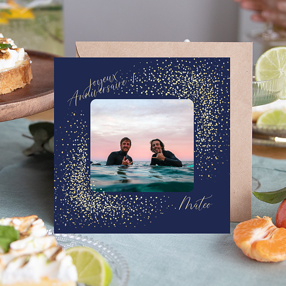 Carte anniversaire Tourbillon Après 1