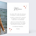 Carte anniversaire adulte Encadré Cœurs Intérieur Droit