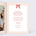 Carte anniversaire adulte Gros nœud Intérieur Droit
