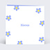 Carte anniversaire adulte Fleurs Colorées Verso
