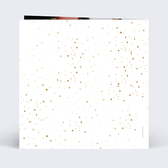 Carte anniversaire Pétillant Verso