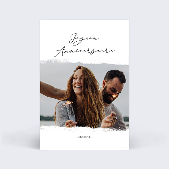Anniversaire Adulte Manuscrite
