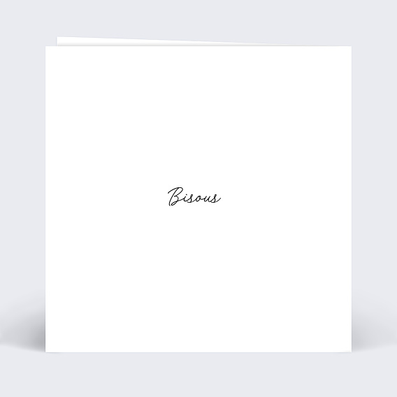 Carte anniversaire Arceau Verso