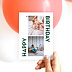 Carte anniversaire adulte Typo Chic Après 4