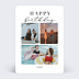 Carte anniversaire adulte Effet de Texte