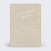 Carte anniversaire adulte Chiné Typographique Verso