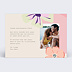 Carte anniversaire adulte Parterre fleuri Verso
