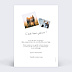 Carte anniversaire adulte Typographie Minimaliste Verso