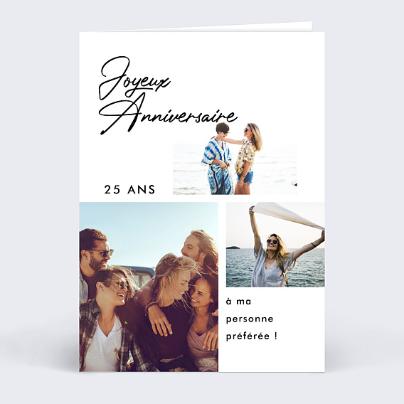 Carte anniversaire adulte Ma Personne Préférée