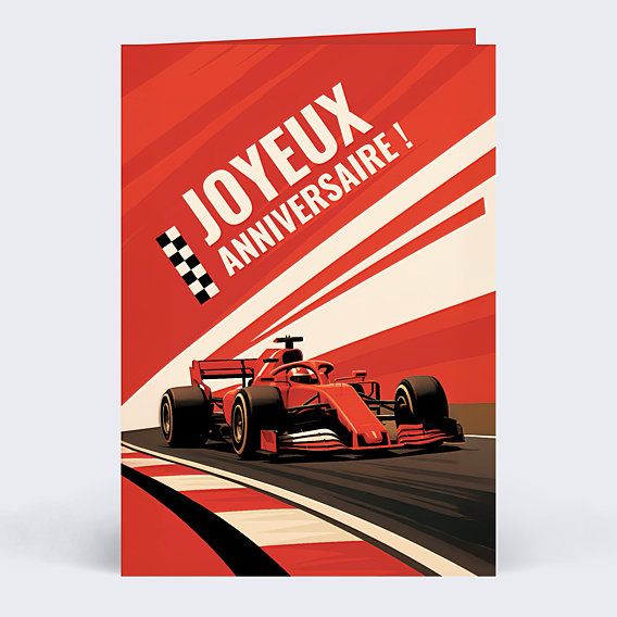 Anniversaire Adulte Formule 1