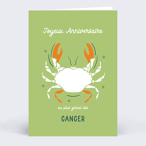 Anniversaire Adulte Astro Cancer