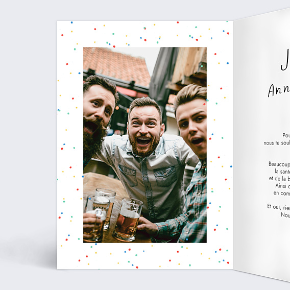 Anniversaire Adulte Bières en Fête