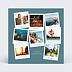 Carte anniversaire Multi Photos Polaroids Verso