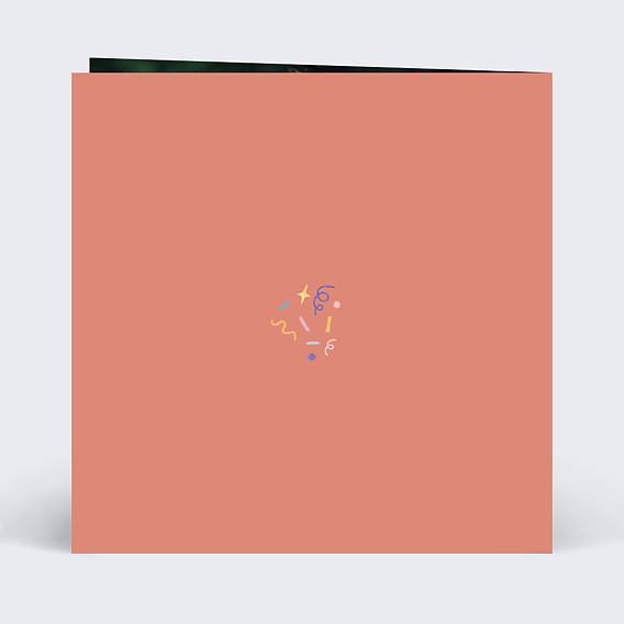 Carte anniversaire Escargot en retard Verso