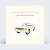 Carte anniversaire Voiture Vintage Recto