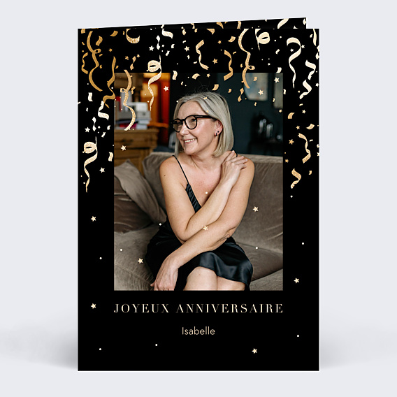 Anniversaire Adulte Pluie de Confettis