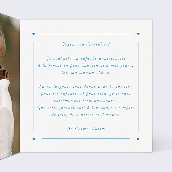 Anniversaire Adulte Photo en Coeur