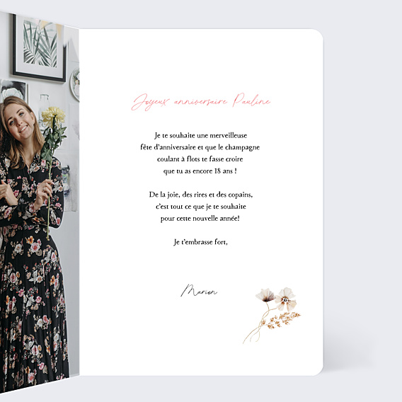 Anniversaire Adulte Couronne de Fleurs Sauvages