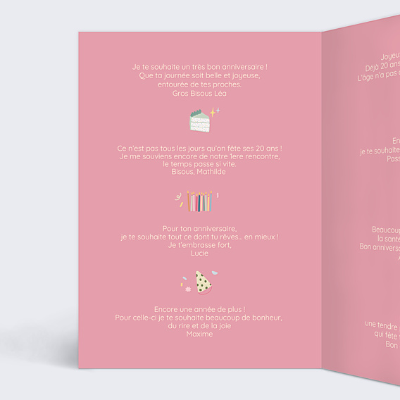 Anniversaire Adulte Accumulation Festive