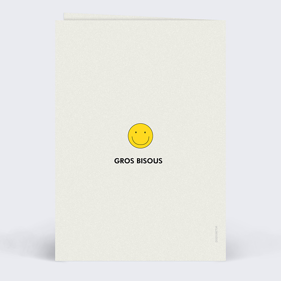 Carte anniversaire Humour facebook Verso