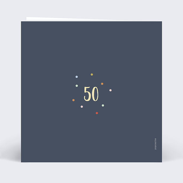 Anniversaire Adulte Magic Candle Verso