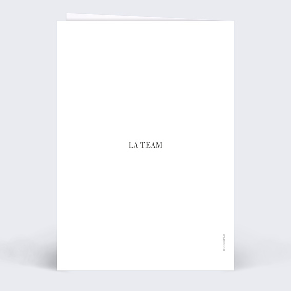 Carte anniversaire Amis en illustration minimaliste Verso