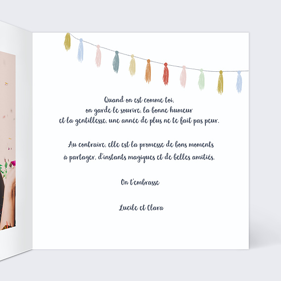 Carte anniversaire Giant Birthday Cake Intérieur Droit