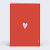 Carte anniversaire Coeur Génial Verso
