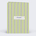 Carte anniversaire Vintage stripes Verso